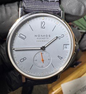 NOMOS Glashütte Ahoi Neomatik 38 Date Watch