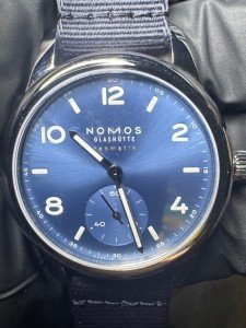 NOMOS Glashütte Neomatik Polar 37mm Blue Dial