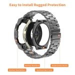 Samsung Galaxy Watch 7 Military Style Metal Case