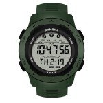 Men's Waterproof Black Digital Tactical Watch