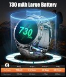 LIGE Men's Military Smartwatch with Fitness Tracker