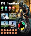 LIGE Men's Military Smartwatch with Fitness Tracker