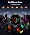 LIGE Men's Military Smartwatch with Fitness Tracker