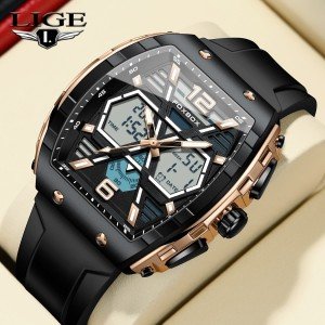 Men's Military Digital Analog Waterproof Sport Watch