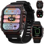 SGJIK Military Smart Watch for Men, Waterproof
