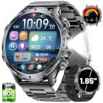 Men's Military Smart Watch with Fitness Tracker