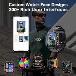 OUKITEL Men's Military Smartwatch with Fitness Tracker
