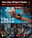 Men's Military Smart Watch with Fitness Tracker