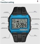 Men's Waterproof LED Military Sports Digital Watch