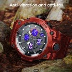 Men's Digital Tactical Sports Watch with Dual Display