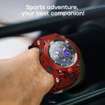 Men's Digital Tactical Sports Watch with Dual Display