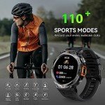 Outdoor Smartwatch with Phone Function & Fitness Tracker