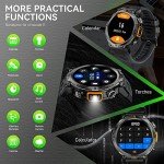 Outdoor Smartwatch with Phone Function & Fitness Tracker
