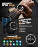 Men's Military Smartwatch: Waterproof Fitness Tracker