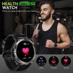 Outdoor Smartwatch with Phone Function & Fitness Tracker