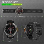Outdoor Smartwatch with Phone Function & Fitness Tracker