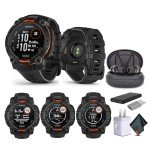 Garmin Instinct 3 Solar GPS Smartwatch - Black