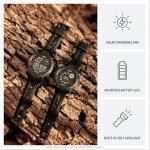 Garmin Instinct® 3 Tactical Edition, 45mm, Solar Charged Display, Rugged Outdoor GPS Smartwatch