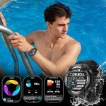 Rugged Military Smart Watch with GPS & Sports Modes
