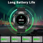 Rugged Military Smart Watch with GPS & Sports Modes