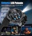 LIGE Military Smart Watch for Men - 80-Day Battery