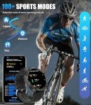 LIGE Military Smart Watch for Men - 80-Day Battery