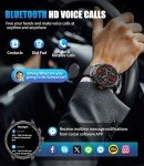 LIGE Military Smart Watch for Men - 80-Day Battery