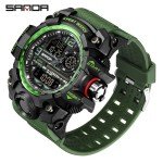 Men's Oversized Waterproof Digital Tactical Watch 57mm
