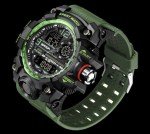 Men's Oversized Waterproof Digital Tactical Watch 57mm