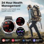 Rugged Military Smart Watch with GPS and Heart Rate