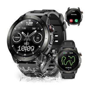 Wesocfit Military Smartwatch with GPS and Health Monitoring