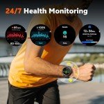 Wesocfit Military Smartwatch with GPS and Health Monitoring