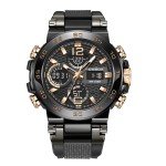 Men's Luxury Quartz Diver Watch - 5ATM Waterproof