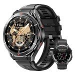 OUKITEL GPS Smart Watch for Men with AMOLED Display