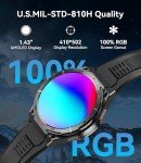 OUKITEL GPS Smart Watch for Men with AMOLED Display