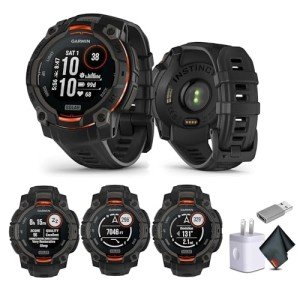 Garmin Instinct 3 Solar GPS Smartwatch for Outdoors