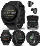 Garmin Tactix 8 Tactical GPS Smartwatch Bundle