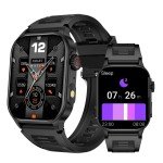 Men's Waterproof Military Smart Watch with Fitness Tracker