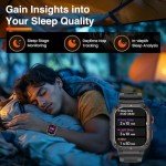 Nihemin GPS Smartwatch in Black
