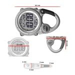 Dakota Digital Clip Fob Watch with Alarm & Timer