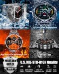 Men's Military Smart Watch with Big Screen