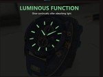 Men's Military Sport Waterproof Chronograph Watch - Black
