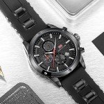 Men's Military Sport Waterproof Chronograph Watch - Black