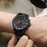 Men's Military Sport Waterproof Chronograph Watch - Black