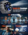 Men's Military Smart Watch with Big Screen