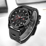 Men's Military Sport Waterproof Chronograph Watch - Black
