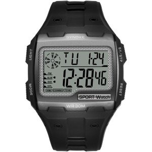 SYNOKE Men's Waterproof Digital Military Sport Watch