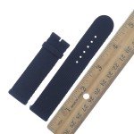 Navy Blue 20mm Fabric Watch Strap by Glashütte
