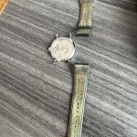 Nomos Glashütte Black Shell Cordovan Strap 18MM