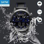 Men's Waterproof Digital Military Sports Watch